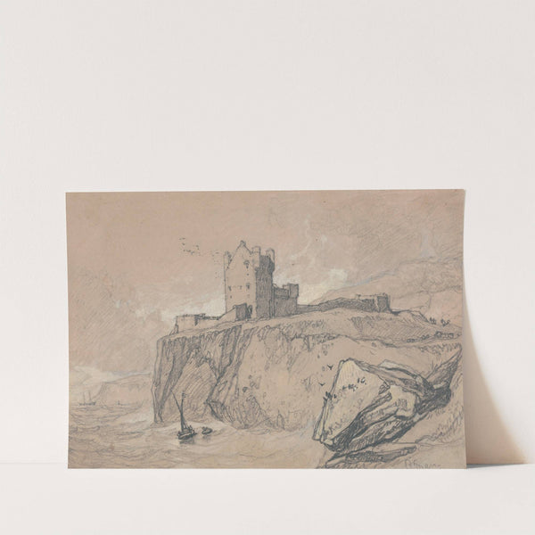 Bamborough Castle, Northumberland (ca. 1808) by John Sell Cotman