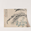 Banana Plant and Chrysanthemum (c. 1845–54) by Tsubaki Chinzan