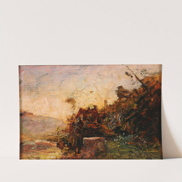 Bande de l&#039;étang de Roche by François-Auguste Ravier