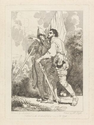 Banditti…Representing Banditti Variously Employed; Giving Orders in Battle (1779)