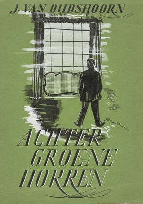 Bandontwerp voor; J. van Oudshoorn, Achter groene horren, 1943-1945
