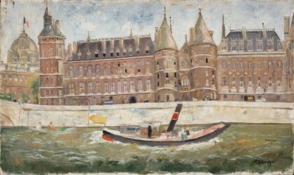Bank of the Seine (ca 1910)
