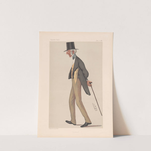 Bankers and Financiers. ‘Colonial’. Mr. Charles Cox. 2 July 1881 (1881) by Leslie Matthew Ward