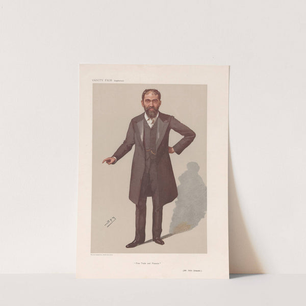 Bankers and Financiers. ‘Free Trade and Finance’. Mr. Felix Schuster. 28 June 1906 (1906) by Leslie Matthew Ward