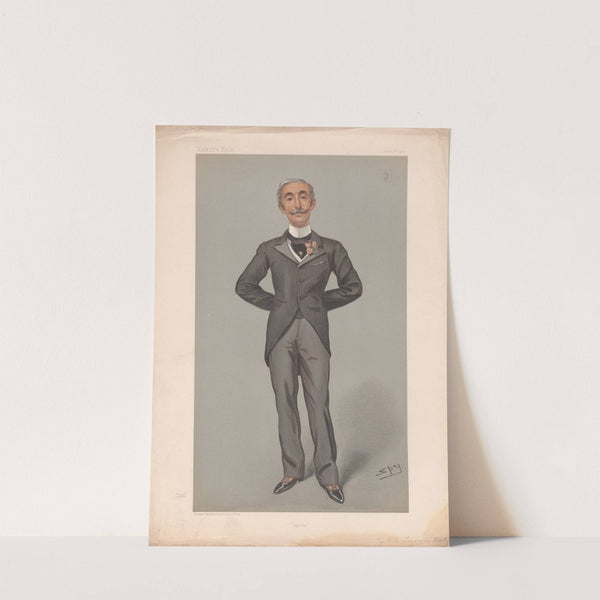 Bankers and Financiers. ‘Hythe’. Sir A.E. Sasson. 1 February 1900 (1900) by Leslie Matthew Ward