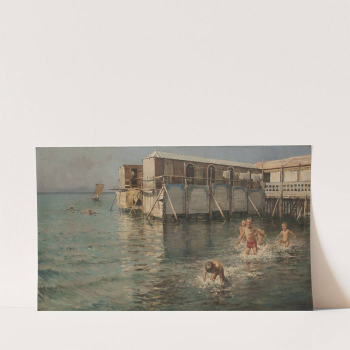 Baños de mar (Guaglioni) (1887) by Vincenzo Caprile
