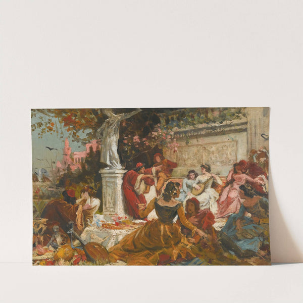 Banquet In A Park by Hans Makart