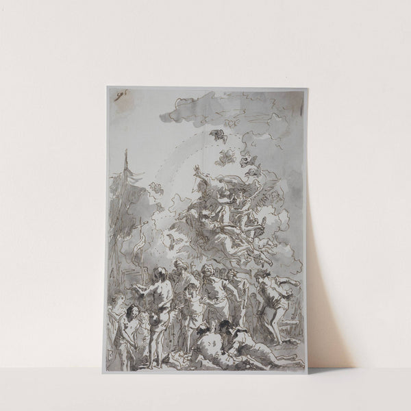 Baptism of Christ in the Jordan (ca. 1770 – 1790) by Giovanni Domenico Tiepolo