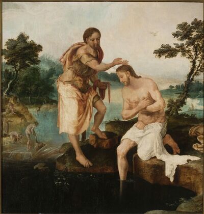 Baptism of Christ (Matthew 3-13-17, Mark 1-9-11, Luke 3-21-22) (1560)