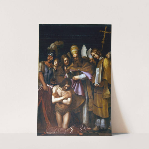Baptism of Constantine (16th century) by Giovanni Antonio Galli  