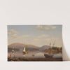 Bar Island and Mount Desert Mountains from Somes Settlement (1850) by Fitz Henry Lane