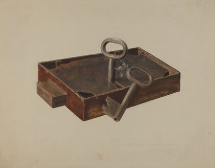 Bar Lock and Keys