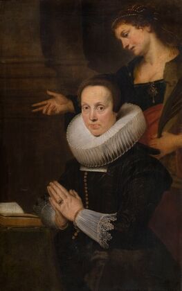Barbara Kegeleers and Saint Barbara (1620)