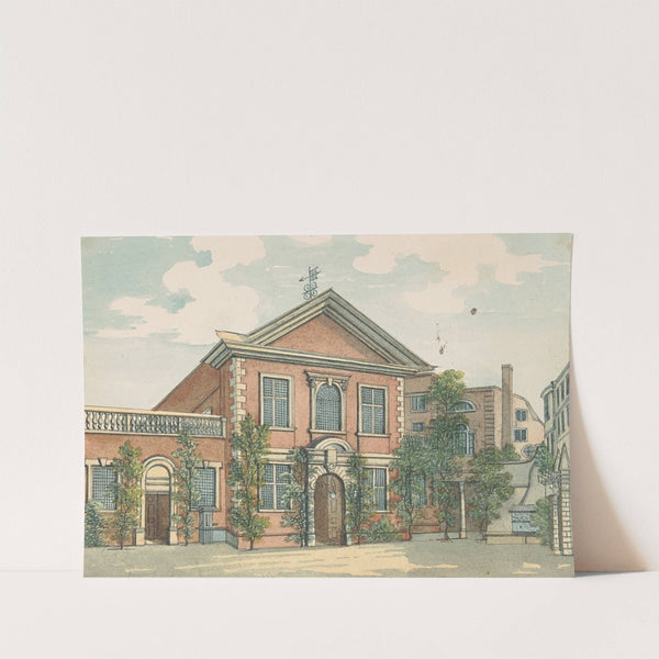 Barber&#039;s Hall by Samuel Ireland