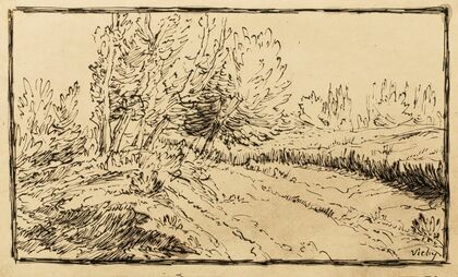Barbizon Path In The Countryside, Vichy