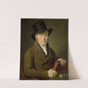 Barend Klijn Barendsz (1774-1829), Poet (1813) by Adriaan de Lelie