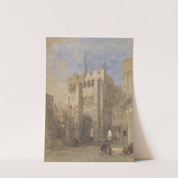 Bargate, Southampton (1828) by David Roberts