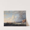 Bark Beating to Windward at Kullaberg by Marcus Larson