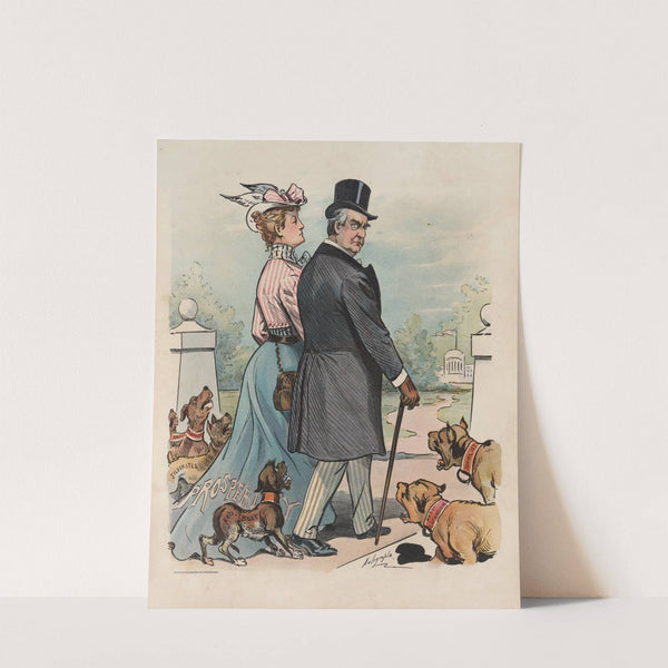 Barking dogs never bite by Louis Dalrymple