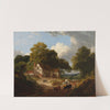 Barnyard Scene by Robert Ladbrooke