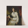 Baroness Wilhelmine Von Mylius by Friedrich von Amerling