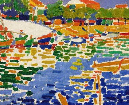Barques amarrées à l’Estaque (circa 1905-1906)