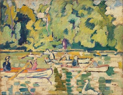 Barques au bois de Boulogne