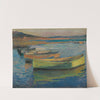 Barques Aux Environs De Collioure (circa 1910) by Henri Martin