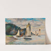 Barques sortants et rentrants du port d&#039;Honfleur by Paul-Elie Gernez