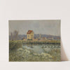 Barrage à Pontoise, by Gustave Loiseau