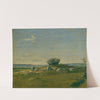 Barrow on the island of Brandsø (1842) by Dankvart Dreyer