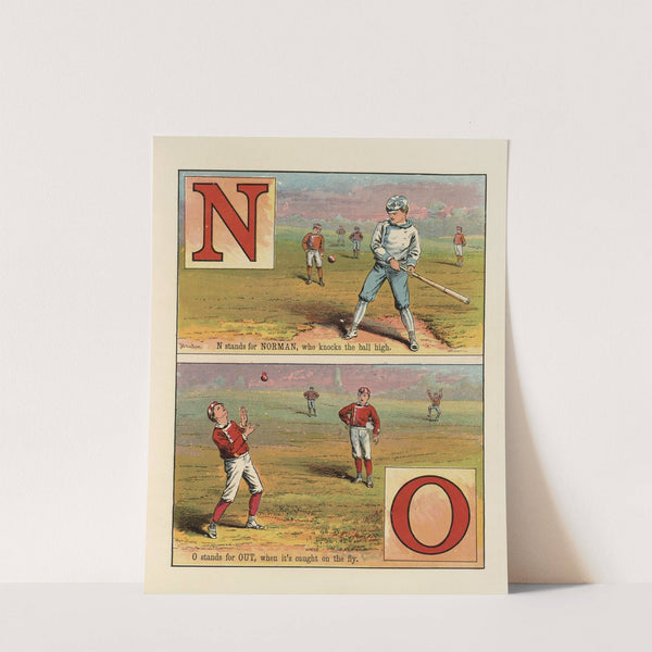 Baseball A B C Pl.09 (1885) by McLoughlin Bros