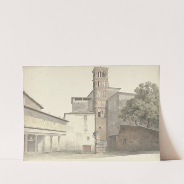Basilica and Monastery of SS. Giovanni e Paolo in Rome (c. 1809 - c. 1812) by Josephus Augustus Knip
