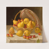 Basket of Pears and Crabapples by John F. Francis