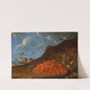 Basket of Wild Strawberries in a Landscape by Luis Meléndez