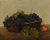 Basket with grapes