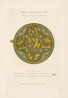 Bassin de cuivre doré, incrusté en émail, ouvrage du commencement du XIIIe. siècle.