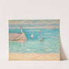 Bateaux au Port de Diélette, Normandie (1938) by Blanche Hoschedé-Monet