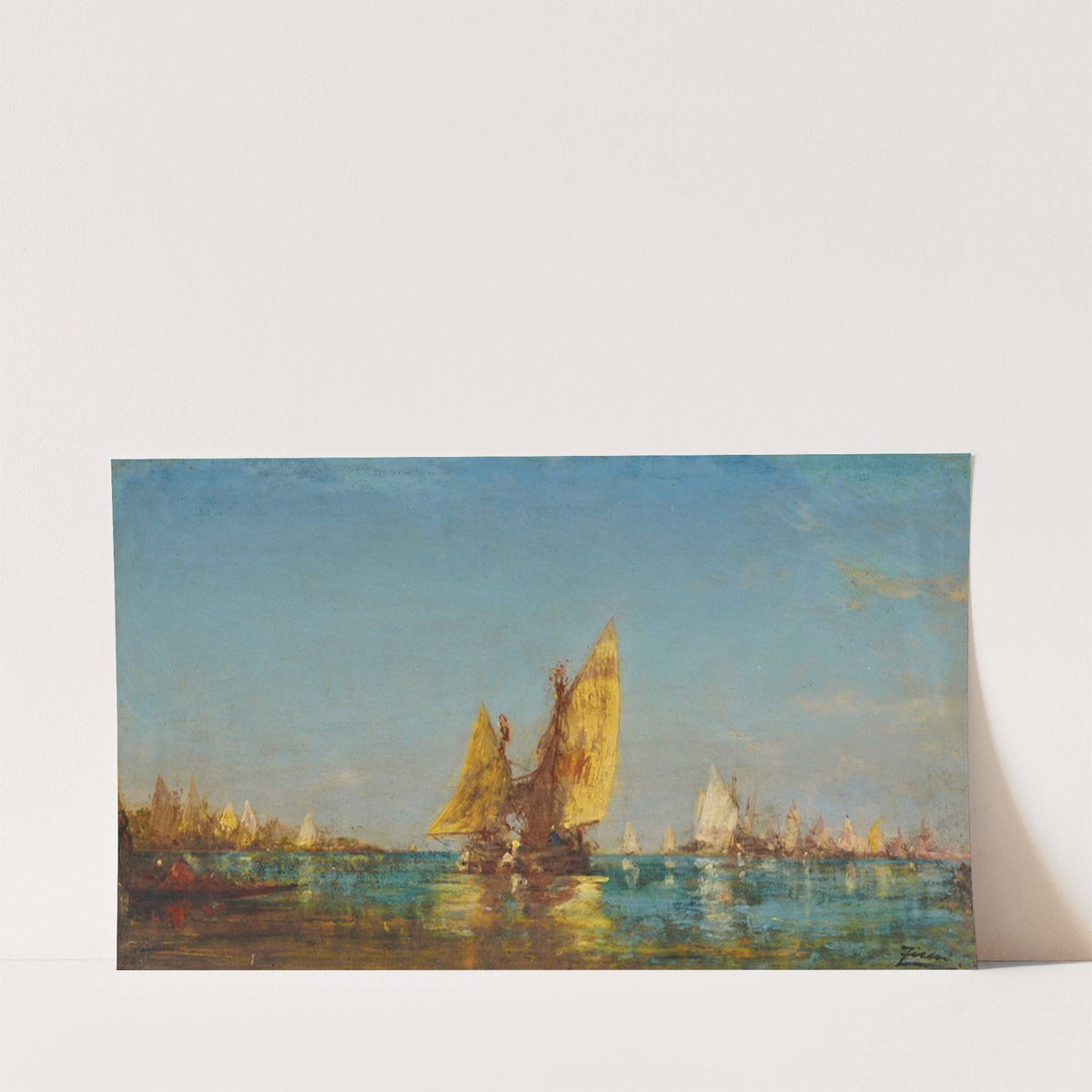 Bateaux by Félix Ziem
