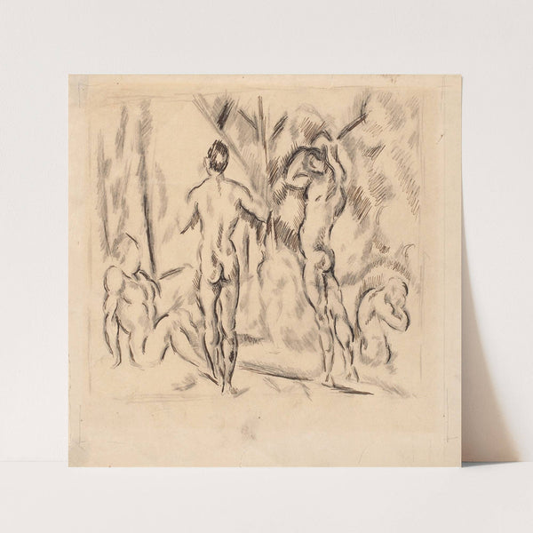 “Bather”, study after Paul Cezanne’s painting (1910) by Józef Pankiewicz