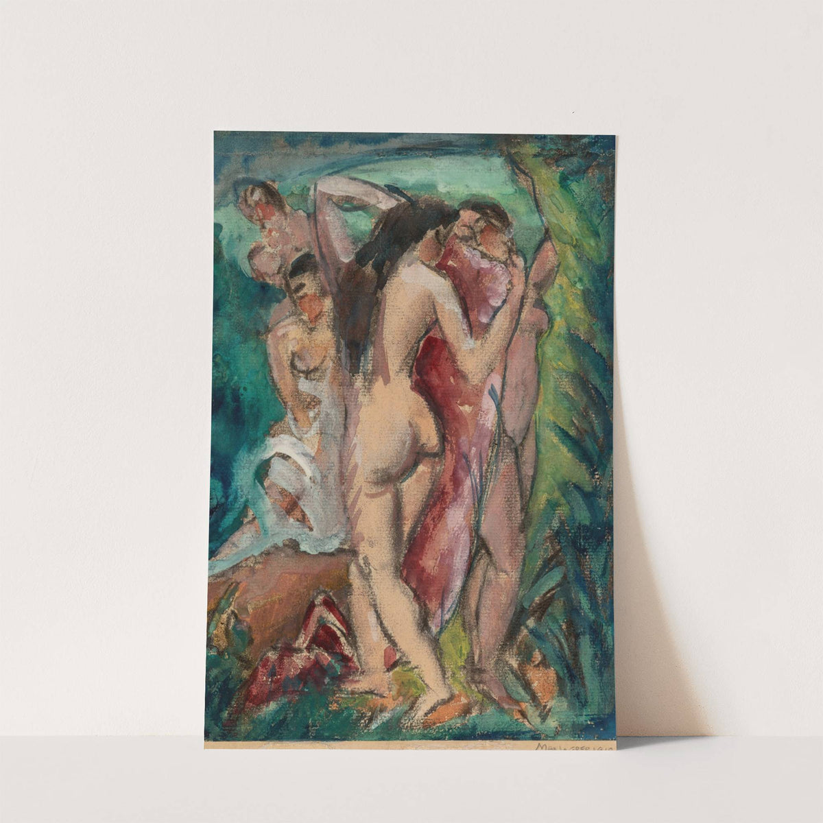 Bathers by Max Weber