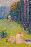 Bathers in a summer landscape