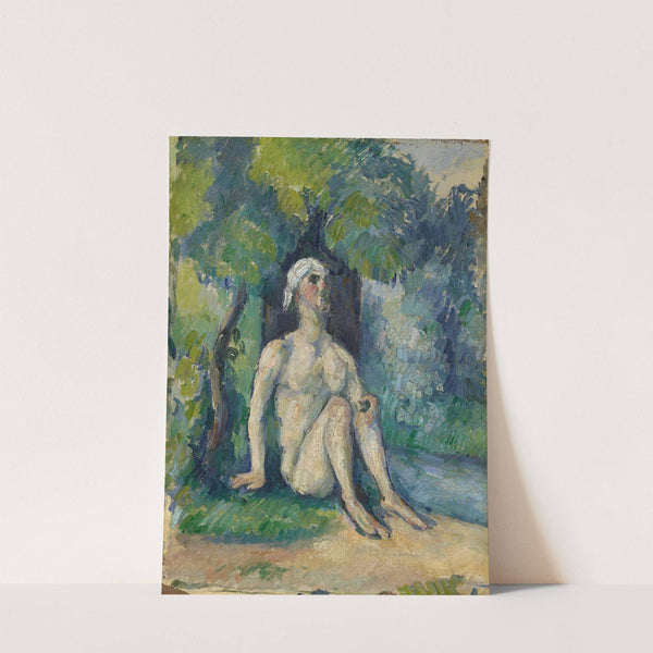 Bathers Sitting On The Water (1876) by Paul Cézanne