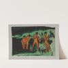 Bathers Tossing Reeds (1910) by Ernst Ludwig Kirchner