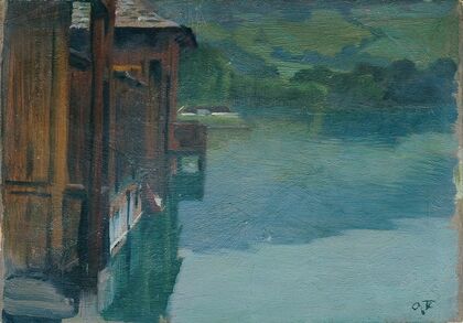 Bathing Cabin in Gmunden (1906)