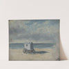 Bathing Hut on the Beach by James Ensor