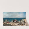 Bathing In Etretat (1864) by Eugene Le Poittevin