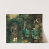 Bathing nymphs in a forest by Adriaen van Stalbemt
