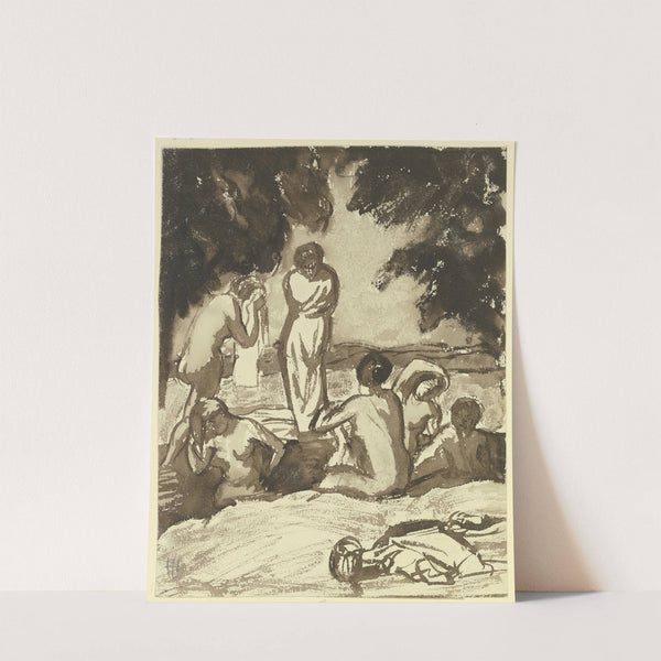 Bathing women by Hermann Lismann