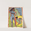 Bathing Women (Moritzburg) (1909) by Ernst Ludwig Kirchner